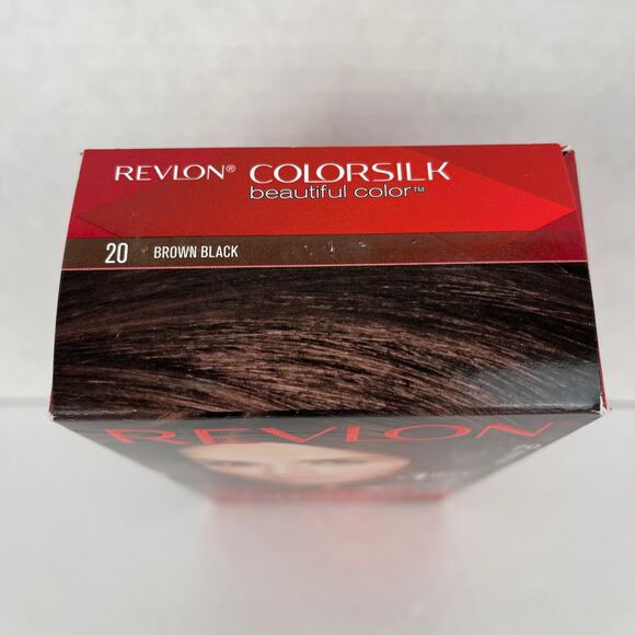 Revlon Colorsilk Hair Color Permanent 20 Brown Black Ammonia Free Keratin - Picture 5 of 6